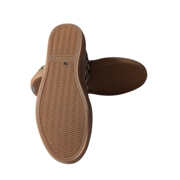 Guess Womens Leopard Print Lace-Up Low-Top Round Toe Sneakers Size 7 New w/o Box - Picture 8 of 10